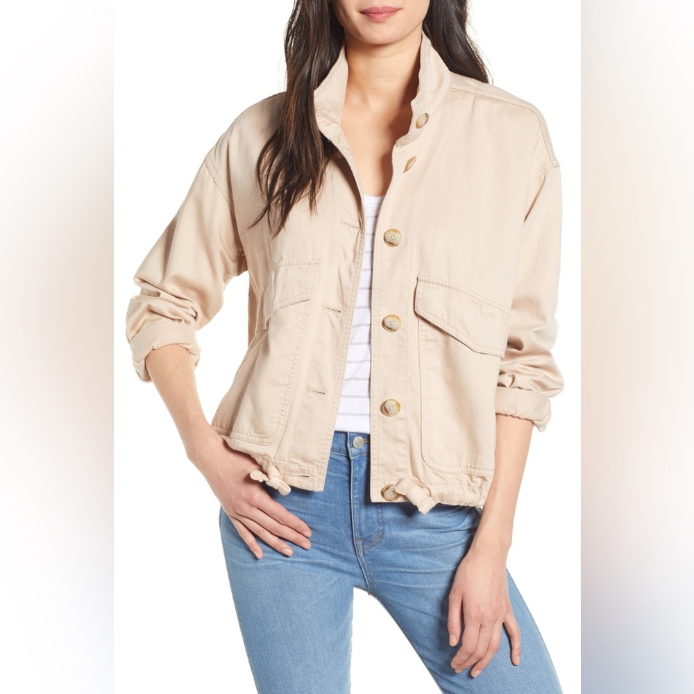 Madewell Beachmont Jacket - Avalon Pink - Size Large